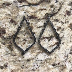 Sophia Kendra Scott Gunmetal Earrings
